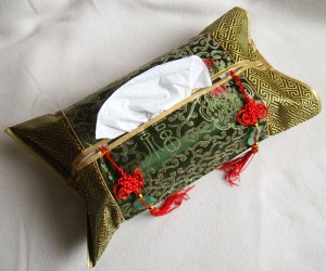 Tissuehoes groen - D10866 Tissuehoes groen - D10866